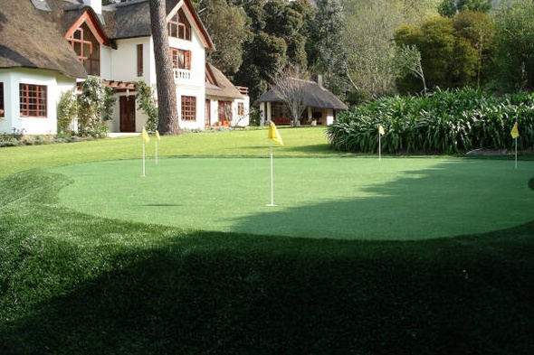 Naperville backyard putting green